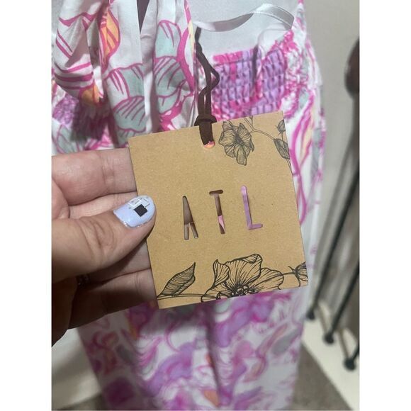 Able the Label for Anthropologie open back floral maxi dress, sz S NWT - Picture 7 of 11